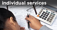 we offer individual financial advice and tax planning and preparation